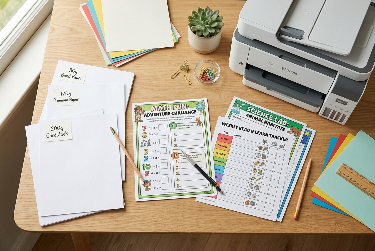 Quel papier choisir pour imprimer à la maison ? 80, 120 ou 200 grammes : le grammage change tout